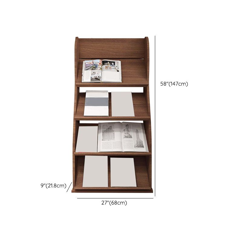 Zeitgenössischer geschlossener Bücherregal entwickeltes Holzbücherscheibe