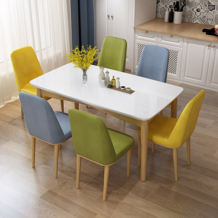 Modern Sintered Stone Table Set of 5/7 with Rectangle Table Dining Set with Leather Chairs Clearhalo 'Dining Room Sets' 'Dining Tables & Seating' 'dining_room_set' 'furn' 'furn_dining_room_set' 'Furniture' 'furniture_dining_room_set' 'Kitchen & Dining Furniture' 'kitchen&dining_furn' 'kitchen' 1200x1200_e28ea435-3bc6-4e4a-9945-9cfc6e9257c0