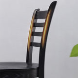 Traditional Wood Dining Side Chair 16.5'' Wide Ladder Back Chair for Home Use Clearhalo ' kitchen&dining_furn' 'Dining Chairs' 'Dining Tables & Seating' 'dining_chair' 'furn' 'furn_dining_chair' 'Furniture' 'furniture_dining_chair' 'Kitchen & Dining Furniture' 'kitchen' 1200x1200_e28f16d2-8465-4ae8-acfd-1d94db357e7b