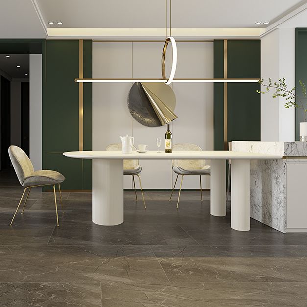 Free Form Stone Top Dining Table Modern Tripod Dining Table for Restaurant Clearhalo 'Dining Tables & Seating' 'Dining Tables' 'dining_table' 'furn' 'furn_dining_table' 'Furniture' 'Kitchen & Dining Furniture' 1200x1200_e290a955-85d9-4025-82ec-1f20995350c4