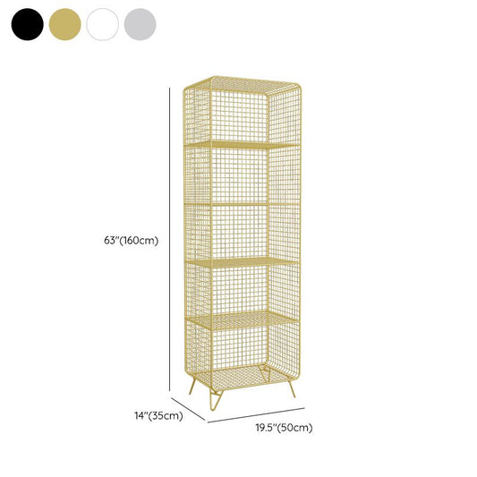 Glam Plank BOOKCAST gesloten metalen boekplank voor thuiskantoor
