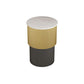 Piédestal glamour de table basse ronde en ardoise sans table basse simple pénible