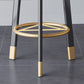 Scandinavian Swivel Upholstered Counter Height Stool Matte Finish Restaurant Barstool Clearhalo 'Bar Furniture' 'Bar Stools' 'bar_stools' 'furn' 'furn_bar_stools' 'Furniture' 'furniture_bar_stools' 'Kitchen & Dining Furniture' 1200x1200_e2944caa-74e3-4c45-bd96-417ade9e9cc9