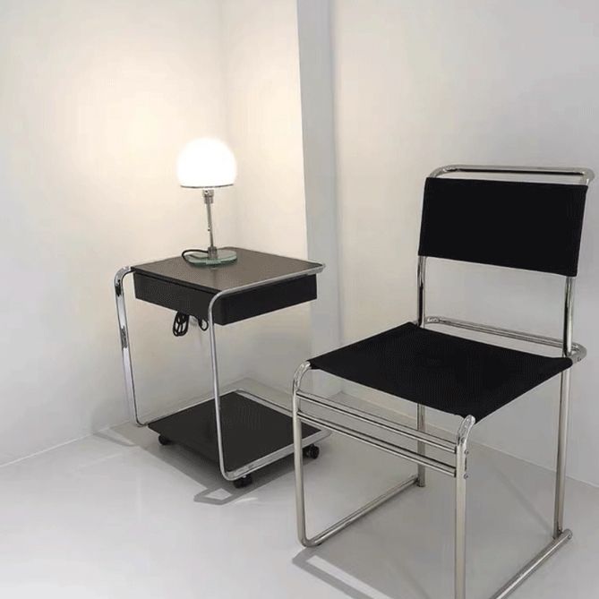 Sedia laterale in stile moderno in vetro sedia da pranzo inoltre a bracciole per cucina