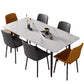 Modern Sintered Stone Dining Table Set White Rectangle Dining Set for Home Use Clearhalo 'Dining Room Sets' 'Dining Tables & Seating' 'dining_room_set' 'Furniture' 'furniture_dining_room_set' 'Kitchen & Dining Furniture' 'kitchen&dining_furn' 'kitchen' 1200x1200_e29755d9-e335-491c-906c-c8ad54b9930e