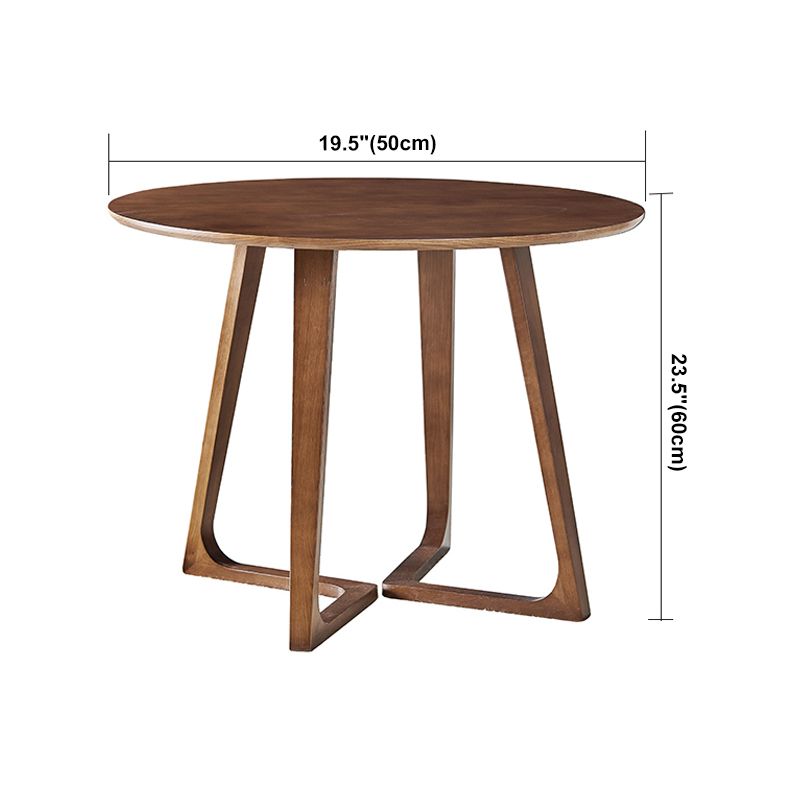 Round Solid Ashwood Brown Table Simplicity Double Pedestal Table for Dining Room Clearhalo ' dining_table' 'Dining Tables & Seating' 'Dining Tables' 'furn' 'furn_dining_table' 'Furniture' 'furniture_dining_table' 'Kitchen & Dining Furniture' 'kitchen&dining_furn' 'kitchen' 'kitchen_dining_table' 1200x1200_e2996ca2-8f72-4d11-a74a-b054b8ab2a62
