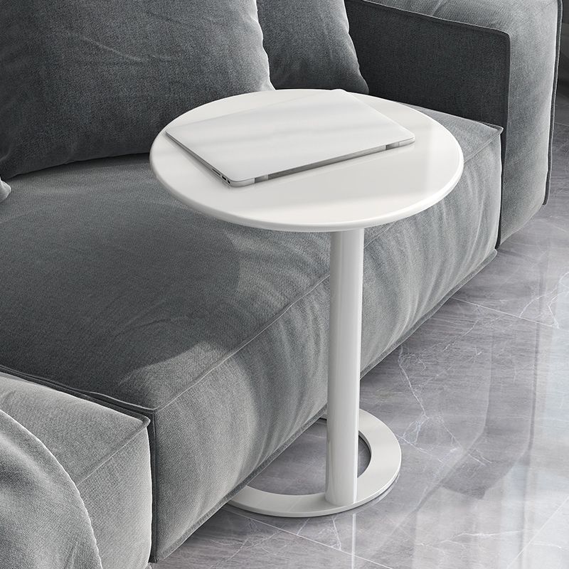 26" Tall Metal End Table Round Modern Pedestal Accent Side Table Clearhalo 'Coffee & Accent Tables' 'End & Side Tables' 'end_side_table' 'end_side_tables' 'furn' 'furn_end_side_tables' 'Furniture' 'furniture_end_side_table' 'Living Room Furniture' 1200x1200_e29aeeb9-4f1f-404c-8d61-3c7d650eb7c9