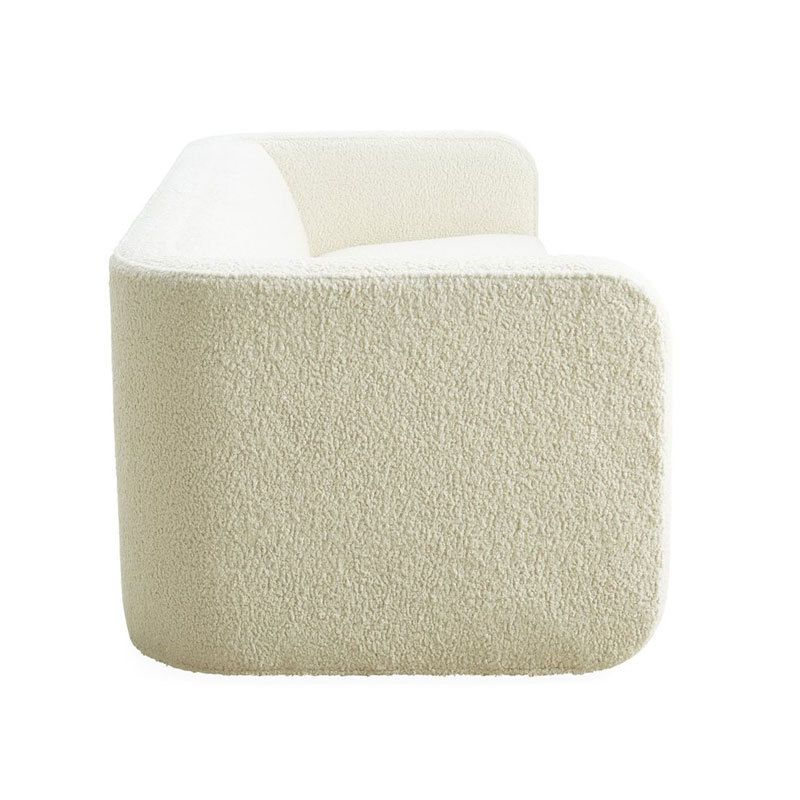 現代のベルベットタキシードアームソファリビングルーム用のルーズバックセッピー