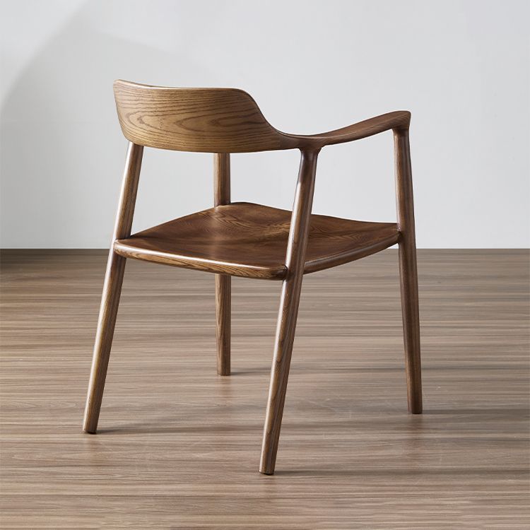 Traditional Arm Dining Chairs Open Back Solid Wood Home Armchairs Clearhalo ' kitchen&dining_furn' 'Dining Chairs' 'Dining Tables & Seating' 'dining_chair' 'furn' 'furn_dining_chair' 'Furniture' 'furniture_dining_chair' 'Kitchen & Dining Furniture' 'kitchen' 1200x1200_e29dec33-f48a-45ac-8d43-796fec538401