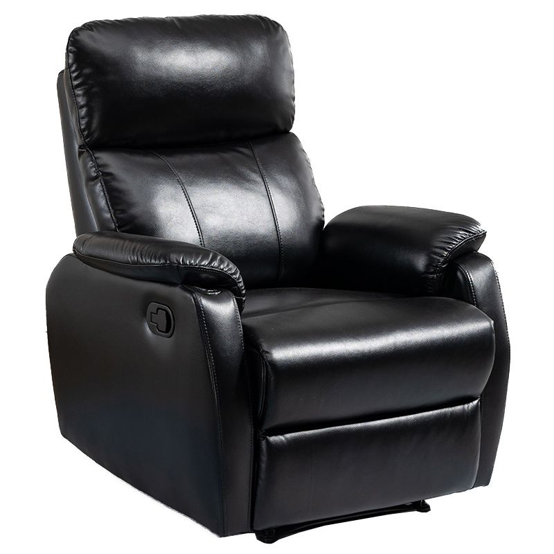 Contemporary Leather Recliner 32.7" Wide Standard Recliner with Footrest Clearhalo 'Chairs & Seating' 'furn' 'furn_recliners' 'Furniture' 'Living Room Furniture' 'Recliners' 1200x1200_e29e90c6-8641-4c2c-b63a-964977e478c0