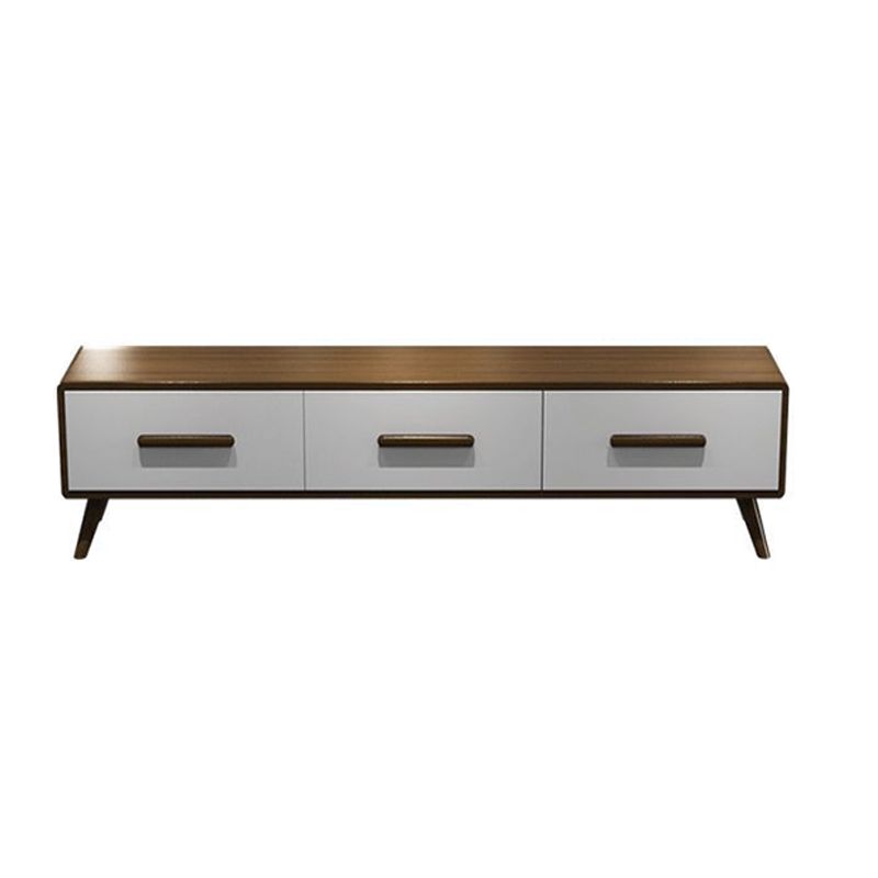 Modern Wood TV Media Stand 12" W Enclosed Storage TV Stand with Drawers Clearhalo 'furn' 'furn_tv_stands_entertainment_centers' 'Furniture' 'Living Room Furniture' 'TV Stands & Entertainment Centers' 'TV Stands & Media Storage Furniture' 'tv_stands_entertainment_centers' 1200x1200_e29ef420-3f4d-42d8-8c7a-1a869c821ce5