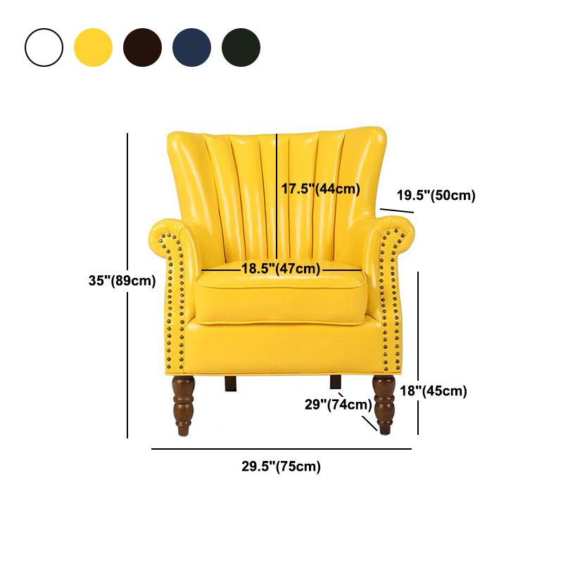Removable Cushions Chair29.5" L x29.1"W x35.0"H Basic Four Legs Chair Clearhalo 'Accent Chairs' 'accent_chairs' 'Chairs & Seating' 'Furniture' 'furniture_accent_chairs' 'Living Room Furniture' 1200x1200_e29fe8ce-1f50-4ff8-bc39-4eb751a4088f