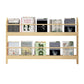 Pine Wood Wall Mounted Bookshelf Natural Scandinavian Bookcase for Bedroom Clearhalo 'Bookcases' 'Furniture' 'furniture_bookcases' 'Office Furniture' 1200x1200_e2a0a150-4b1e-48d2-8efe-a302713ac779