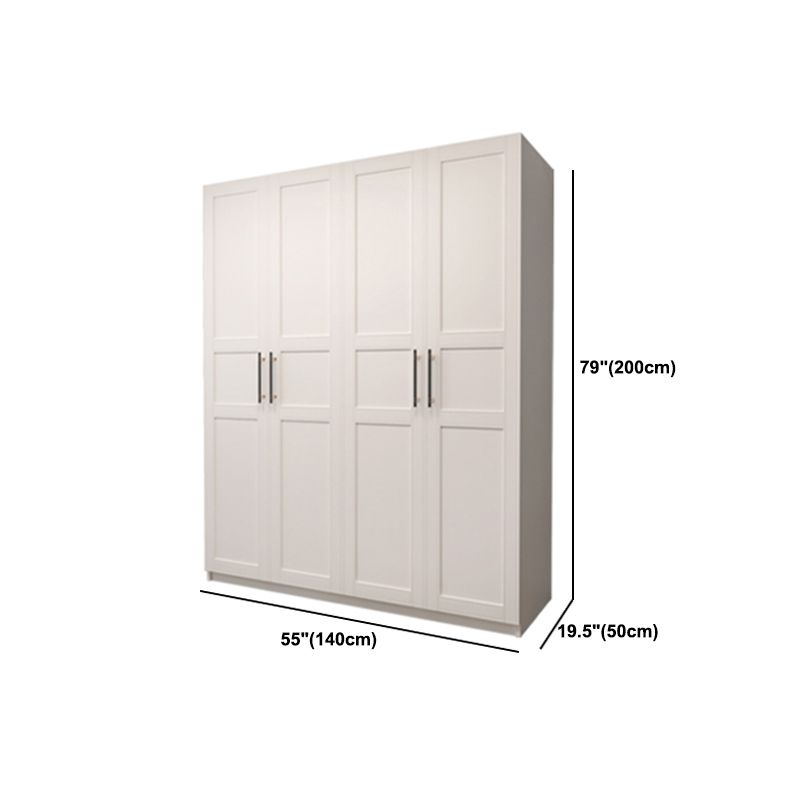 Modern Wardrobe Armoire Engineer Wood Armoire with Door for Bedroom Clearhalo 'Armoires & Wardrobes' 'armoires_wardrobes' 'Bedroom Furniture' 'furn' 'furn_armoires_wardrobes' 'Furniture' 1200x1200_e2a22c59-d024-49ea-af50-eba332889a52