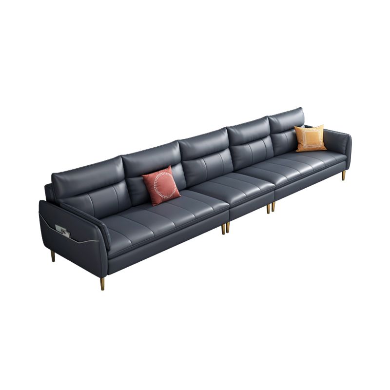 Living Room Stationary Pillow Top Arm Sewn Pillow Back Blue Sofa Clearhalo 'furn' 'furn_sofas' 'Furniture' 'furniture_sofas' 'Living Room Furniture' 'Sofa' 'sofas' 1200x1200_e2a34ded-abf8-4394-be84-d6997d2822b8