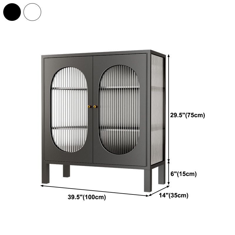 35.43 "H Sideboard zeitgenössischer Stil Speiseserver mit 2 Türen für das Wohnzimmer in der Küche