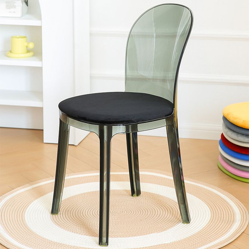 Modern Plastic Side Chair Modern Low Back Armless Chair for Dining Room Clearhalo 'Dining Chairs' 'Dining Tables & Seating' 'dining_chair' 'furn' 'furn_dining_chair' 'Furniture' 'Kitchen & Dining Furniture' 1200x1200_e2a4b432-7b62-43d8-a1af-2b88e7bbb0a2