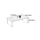 Solid Wood Contemporary Rectangular Dining Table White Indoor Table with Sled Base Clearhalo ' dining_table' 'Dining Tables & Seating' 'Dining Tables' 'furn' 'furn_dining_table' 'Furniture' 'furniture_dining_table' 'Kitchen & Dining Furniture' 'kitchen&dining_furn' 'kitchen' 'kitchen_dining_table' 1200x1200_e2a4da01-e9d4-4a19-8551-1128e54fde18