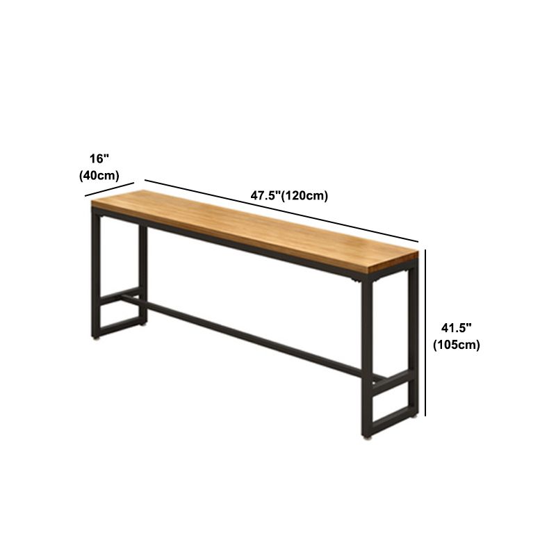 Mesa de comedor de madera de pino, mesa de Bar rectangular moderna para tienda de té con leche y cafetería