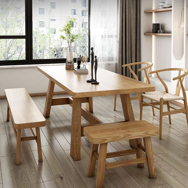 Modern Style Office Desk Solid Wood Trestle Desk for Home Use Clearhalo 'furn' 'furn_office_desk' 'Furniture' 'furniture_office_desk' 'Office Desks' 'Office Furniture' 'office_desk' 1200x1200_e2a5af47-67e5-4913-959b-95b74b4659e3