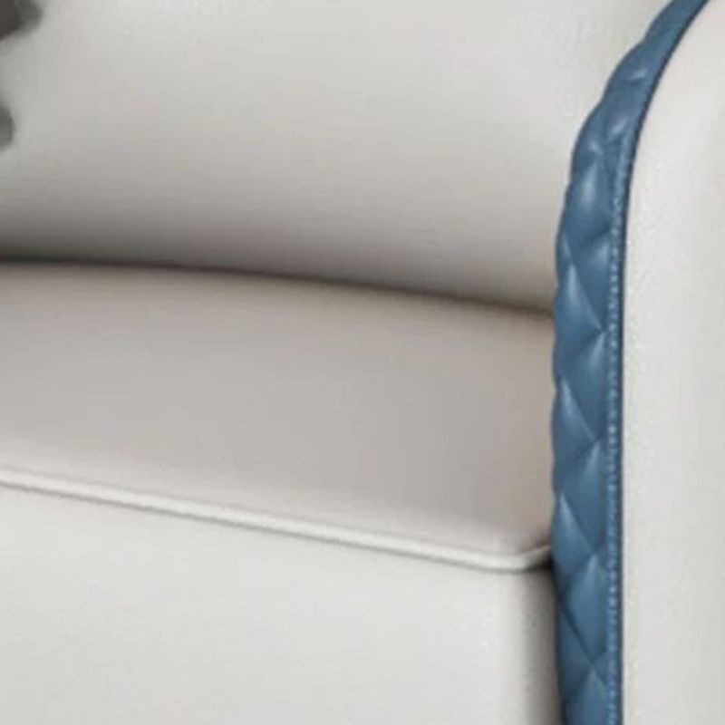 Sofá de cuatro patas básico de brazo inclinado moderno para sala de estar, apartamento