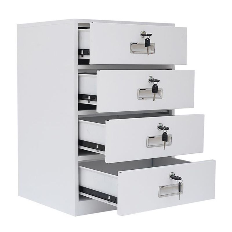 Fireproof File Cabinet Metal Locking Drawers Plain Vertical File Cabinet Clearhalo 'Filing Cabinets' 'filling_cabinets' 'furn' 'furn_filling_cabinets' 'Furniture' 'Office Furniture' 1200x1200_e2aa4fd9-dc43-47c0-908e-c396f7a24a88