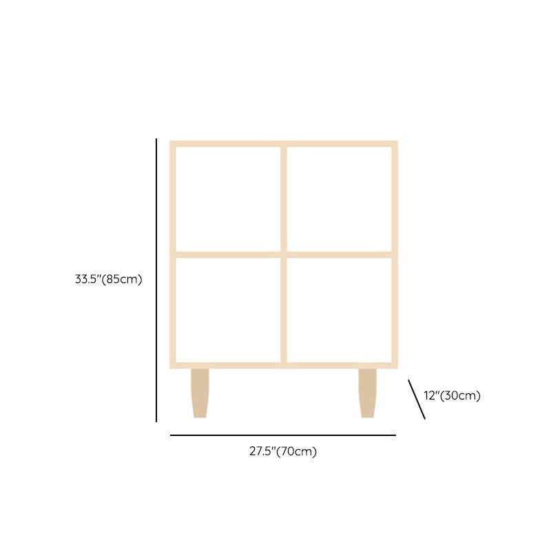 Natural Standard Bookshelf Wooden Contemporary Bookcase with Shelves Clearhalo 'Bookcases' 'furn' 'furn_bookcases' 'Furniture' 'Office Furniture' 1200x1200_e2ab8126-d62b-4eb4-862e-6d2a93421b8a