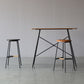 Modern Rectangle Bar Counter Table Wooden Dining Table with Metal Legs Clearhalo 'Bar Furniture' 'Bar Tables' 'bar_tables' 'furn' 'furn_bar_tables' 'Furniture' 'furniture_bar_tables' 'Kitchen & Dining Furniture' 1200x1200_e2accbc5-ccfe-4ab7-8765-6fcd1e50ac43