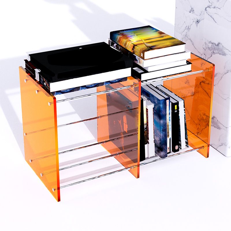 Multiple Colors Modern Style Bookshelf Acrylic Bookcase for Home Clearhalo 'Bookcases' 'furn' 'furn_bookcases' 'Furniture' 'Office Furniture' 1200x1200_e2adb7c4-7ecc-4530-a139-a40bd97e0baa