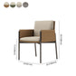 Minimalist Linen Fabric Dining Chair Solid Back Arm Single Chair for Kitchen Clearhalo ' kitchen&dining_furn' 'Dining Chairs' 'Dining Tables & Seating' 'dining_chair' 'furn' 'furn_dining_chair' 'Furniture' 'furniture_dining_chair' 'Kitchen & Dining Furniture' 'kitchen' 1200x1200_e2aff88b-3959-493c-888f-ddab3032eb43