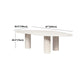 Modern Style White Wood Table Specialty Dining Table for Kitchen Clearhalo 'Dining Tables & Seating' 'Dining Tables' 'dining_table' 'furn' 'furn_dining_table' 'Furniture' 'Kitchen & Dining Furniture' 1200x1200_e2b0e850-c237-438e-bd5e-bb33af1b4e72