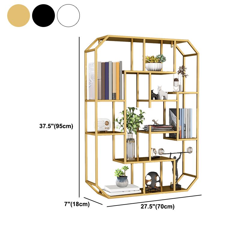 Industrial Iron Bookshelf Wall Mounted Bookshelf for Office and Family Living Room Clearhalo 'Bookcases' 'furn' 'furn_bookcases' 'Furniture' 'furniture_bookcases' 'Office Furniture' 1200x1200_e2b13957-76c4-489c-9e60-cdb6d2999c2f