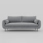 Contemporary Fabric Loose Back Sofa 31.5"High Pillow Top Arm Sofa for Apartment Clearhalo 'furn' 'furn_sofas' 'Furniture' 'furniture_sofas' 'kitchen' 'kitchen_sofas' 'Living Room Furniture' 'Sofa' 'sofas' 1200x1200_e2b2dfbe-f9d6-4558-a13f-3008102370f5