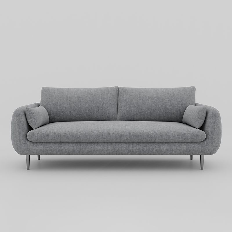 Contemporary Fabric Loose Back Sofa 31.5"High Pillow Top Arm Sofa for Apartment Clearhalo 'furn' 'furn_sofas' 'Furniture' 'furniture_sofas' 'kitchen' 'kitchen_sofas' 'Living Room Furniture' 'Sofa' 'sofas' 1200x1200_e2b2dfbe-f9d6-4558-a13f-3008102370f5