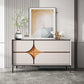 Glam Style Sideboard Wooden Dining Sideboard with Drawers for Living Room Clearhalo 'buffet_sideboard' 'Buffets & Sideboards' 'furn' 'furn_buffet_sideboard' 'Furniture' 'Kitchen & Dining Furniture' 1200x1200_e2b70a47-d89f-41ef-b993-854365f3a30b