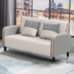 Scandinavian Tight Back Sofa Square Arm Loveseat with 4 Wooden Legs Clearhalo 'furn' 'furn_sofas' 'Furniture' 'furniture_sofas' 'Living Room Furniture' 'Sofa' 'sofas' 1200x1200_e2b77c17-5f1c-4deb-95da-4f8e54e07e11