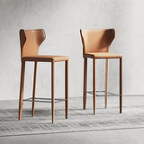 Glam Leather Counter Height Stools Low Back Bar Stools for Indoor Clearhalo 'Bar Furniture' 'Bar Stools' 'bar_stools' 'furn' 'furn_bar_stools' 'Furniture' 'Kitchen & Dining Furniture' 1200x1200_e2b786be-864d-4335-abbf-855c451278f4
