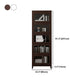 Contemporary Manufactured Wood Vertical Bookcase with Glass Doors Clearhalo 'Bookcases' 'furn' 'furn_bookcases' 'Furniture' 'furniture_bookcases' 'kitchen' 'kitchen_bookcases' 'Living Room Furniture' 'Office Furniture' 1200x1200_e2b96678-13a7-44ae-b541-cf1a7aa98630