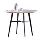 Modern Round Stone Dining Set 1/2/3/4 Pieces Dining Table Set with Padded Chairs Clearhalo 'Dining Room Sets' 'Dining Tables & Seating' 'dining_room_set' 'furn' 'furn_dining_room_set' 'Furniture' 'Kitchen & Dining Furniture' 1200x1200_e2ba1c23-94f1-47c9-8786-750b912eef65