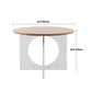 Modern 1/2/3/4/5 Pieces Dining Set Round Wood Dining Table for Dining Room Clearhalo 'Dining Room Sets' 'Dining Tables & Seating' 'dining_room_set' 'furn' 'furn_dining_room_set' 'Furniture' 'Kitchen & Dining Furniture' 1200x1200_e2bd1417-d5f8-4a2b-bd64-4f5d1eb7f39a