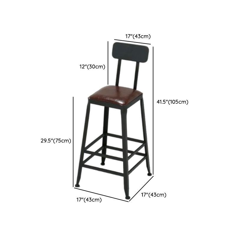 Juego de mesa de bar industrial, juego de mesa y taburete rectangulares de madera maciza de 1/4 piezas