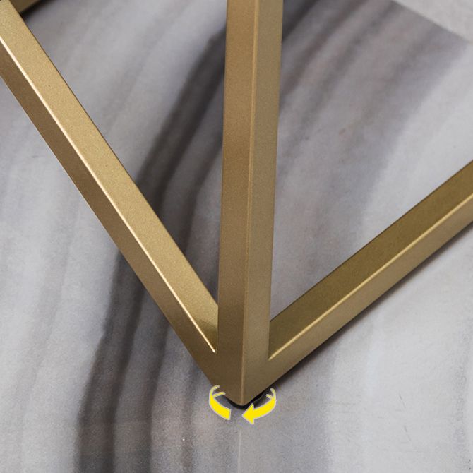 33.46 "Table de acento resistente a la tabla de la mesa de la consola de 1 estante para el salón