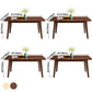 Modern Style Rubberwood Solid Wood Dining Table Rectangle Table with 4 Legs for Dinning Room Clearhalo ' dining_table' 'Dining Tables & Seating' 'Dining Tables' 'furn' 'furn_dining_table' 'Furniture' 'furniture_dining_table' 'Kitchen & Dining Furniture' 'kitchen&dining_furn' 'kitchen' 'kitchen_dining_table' 1200x1200_e2be2a16-ff6d-492f-967c-37c8b23b3d75