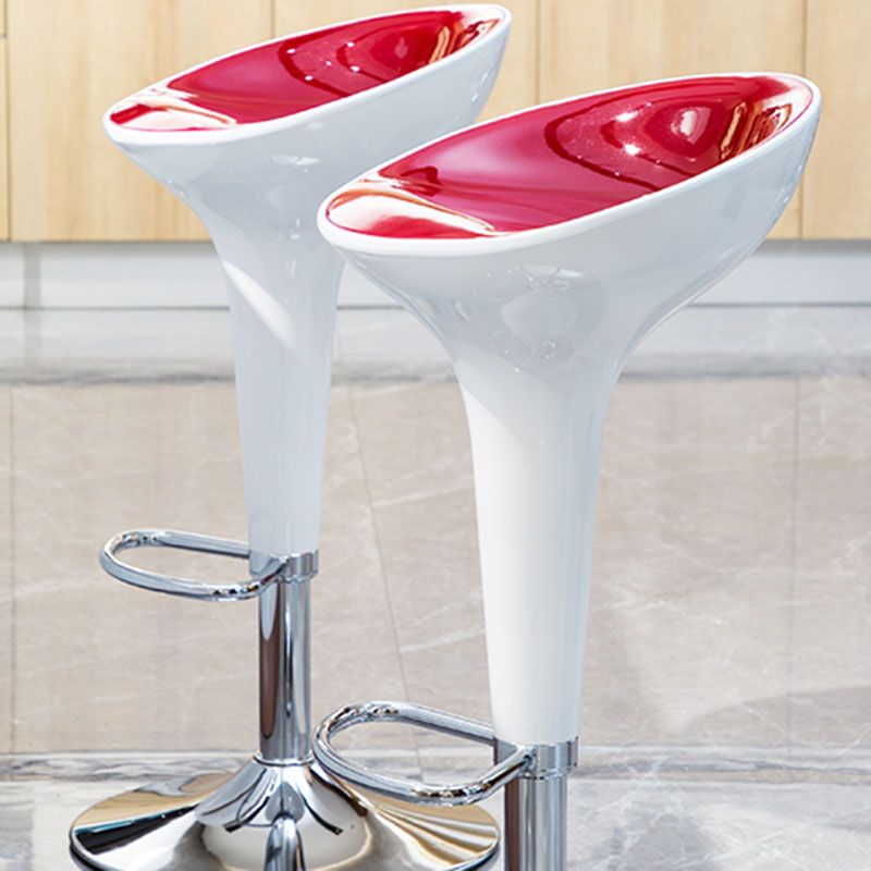 Industrial Style Bar Stool with Adjustable Height PP Seat Barstool for Kitchen Clearhalo 'Bar Furniture' 'Bar Stools' 'bar_stools' 'furn' 'furn_bar_stools' 'furniture_bar_stools' 'Kitchen & Dining Furniture' 'kitchen&dining_furn' 'kitchen' 'kitchen_furn' Furniture' 1200x1200_e2be722f-8ef5-4636-a695-9dfb387c40ab