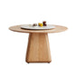 Juego de comedor contemporáneo de 1/4/5/7 piezas, muebles de comedor de madera maciza con sillas con respaldo macizo