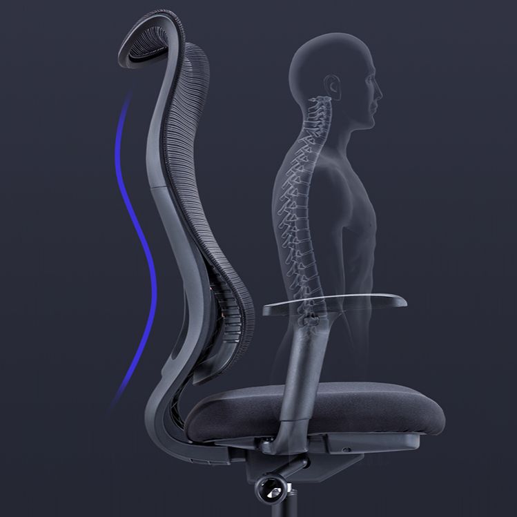 現代的な通気性エアグリッドスイベルチェアマイクロファイバーカンファレンスハイバックチェア