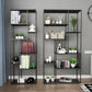 Libreria moderna in metallo etagere libreria a ripiana aperta in brunale-70,8 "h x 11,8" w