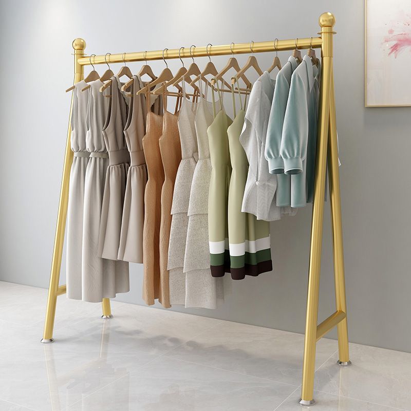 Glamargträger Metall Rahmen Hanging Rail Coat Rack für Wohnzimmer