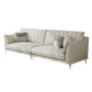 Scandinavian Upholstered Faux Leather Sofa Beige Sewn Pillow Back Couch Clearhalo 'furn' 'furn_sofas' 'Furniture' 'furniture_sofas' 'Living Room Furniture' 'Sofa' 'sofas' 1200x1200_e2c86b20-3ccb-45d1-82e6-630933844197