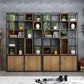 Industrial Style Bookshelf Solid Wood Open Back Bookcase for Home Office Clearhalo 'Bookcases' 'furn' 'furn_bookcases' 'Furniture' 'furniture_bookcases' 'kitchen' 'kitchen_bookcases' 'Living Room Furniture' 'Office Furniture' 1200x1200_e2cb38f8-d133-4267-a751-0adc080dc410